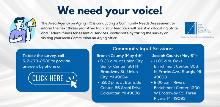 https://survey.alchemer.com/s3/8786440/Branch-St-Joseph-Area-Agency-on-Aging-IIIC-Community-Needs-Survey